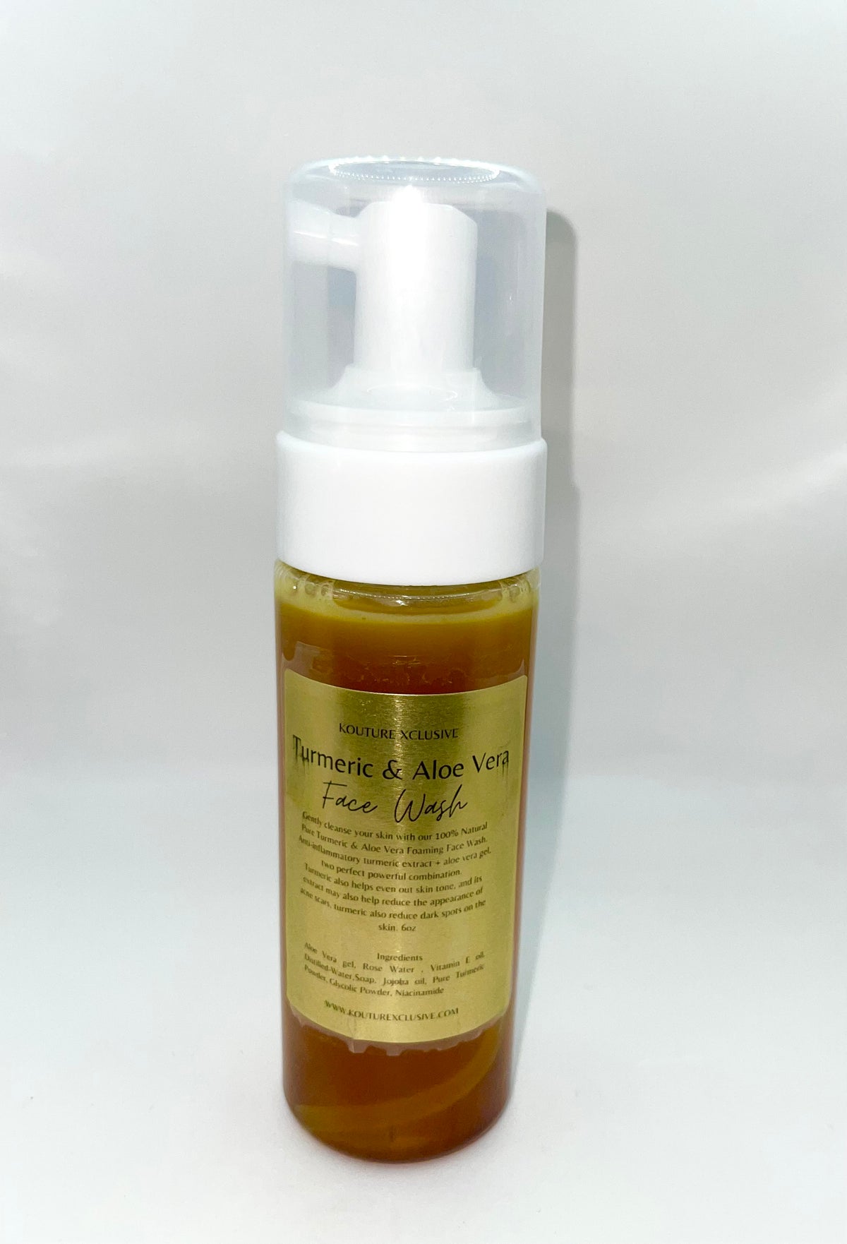 Turmeric and aloe vera face wash ( 6oz )