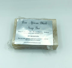 Raw African Black Soap