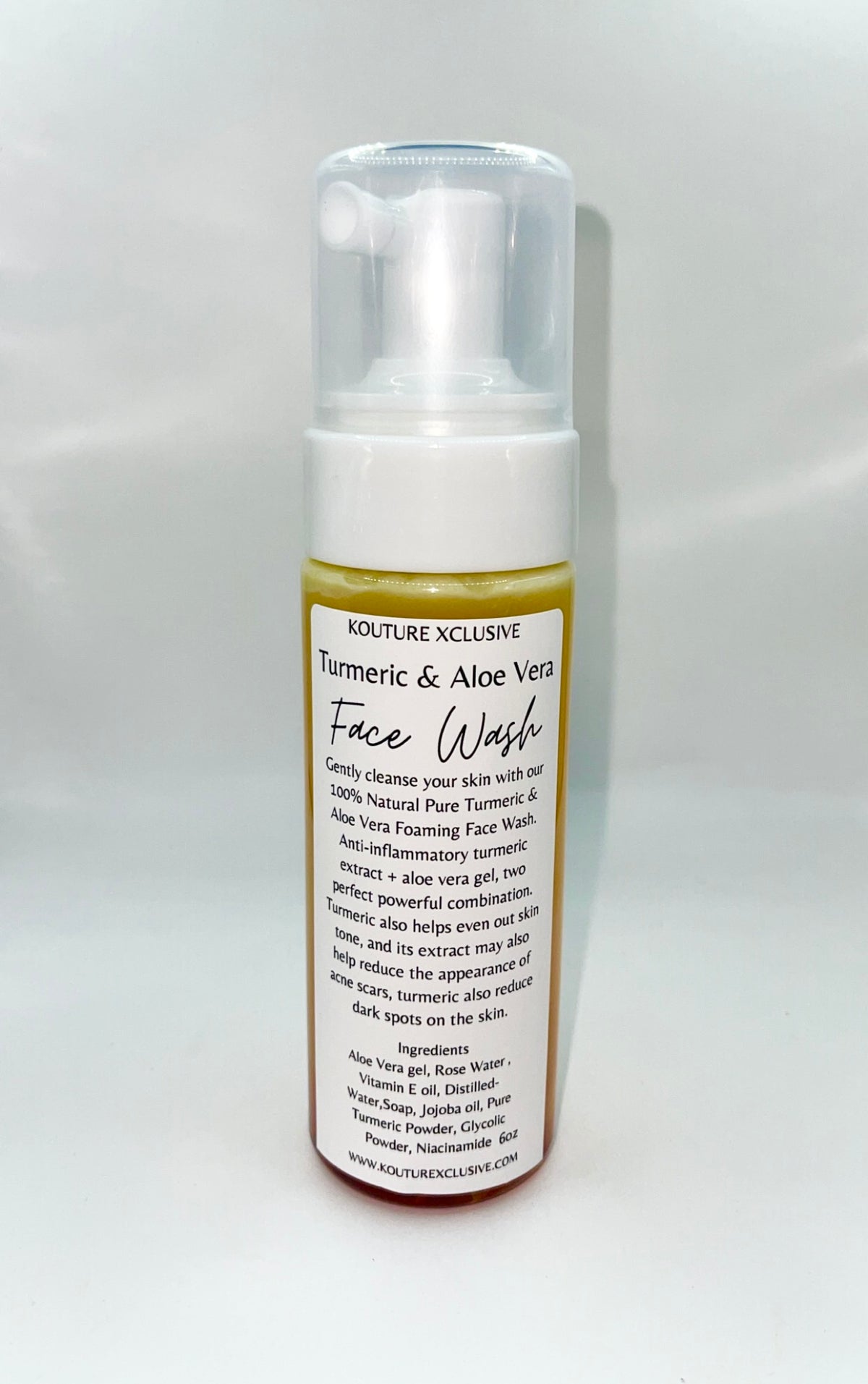 Turmeric & Aloe Vera Face Wash ( 6oz )