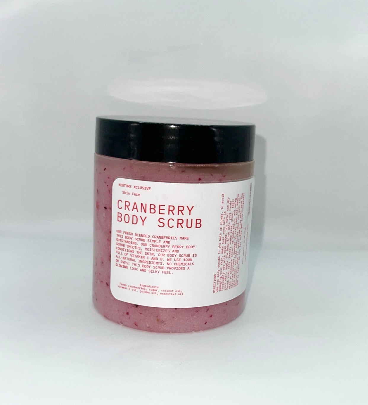 Cranberry Body Scrub