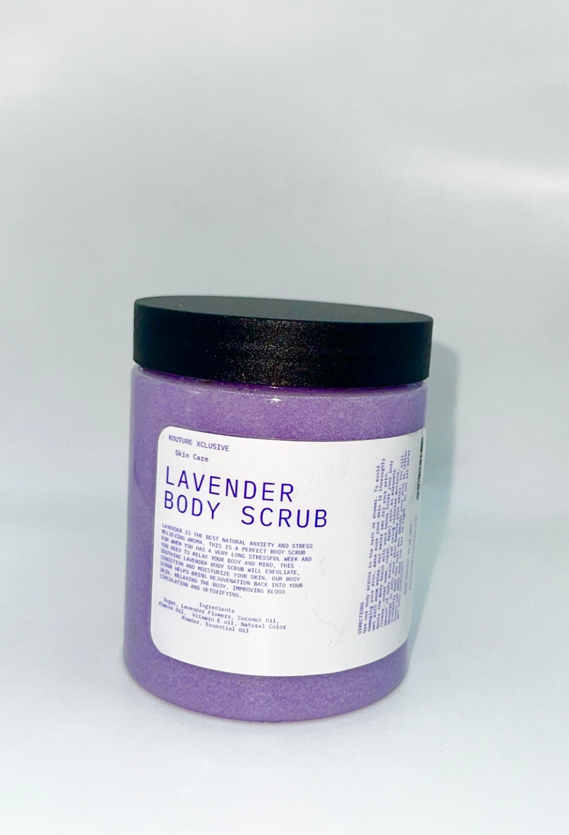 Lavender Body Scrub – kouture xclusives