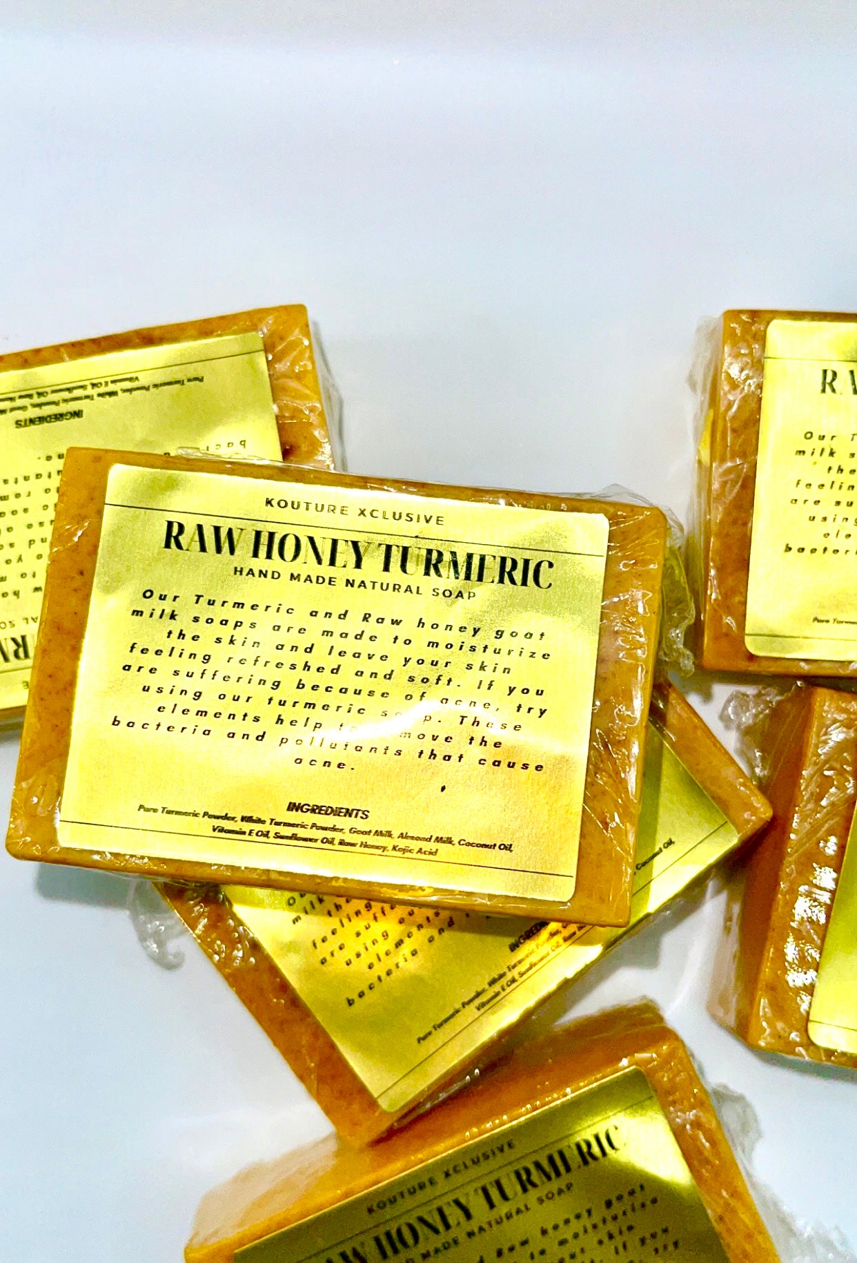 TURMERIC & RAW HONEY SOAP BAR