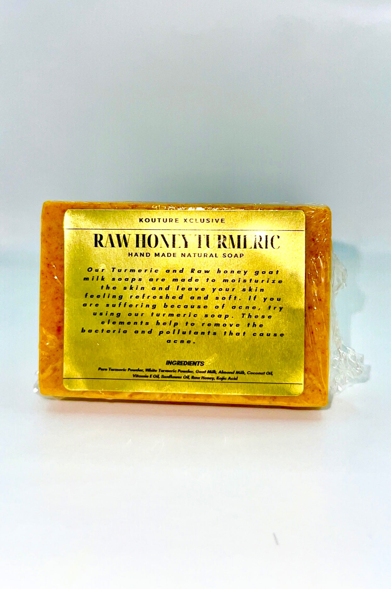 TURMERIC & RAW HONEY SOAP BAR