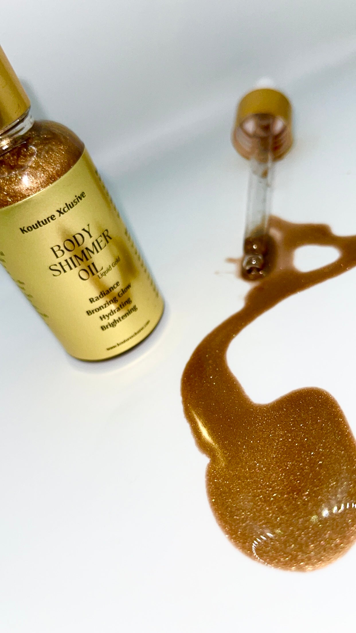 Body Shimmer Oil ( Gold )
