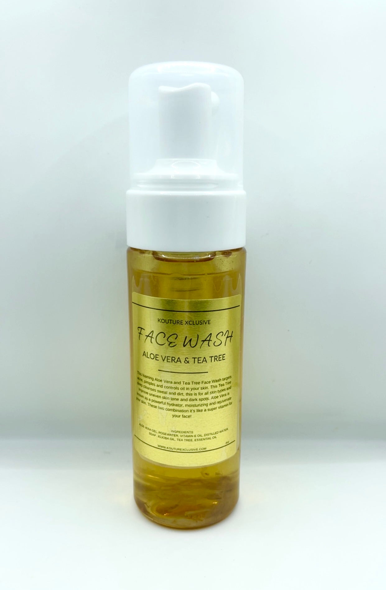 Aloe Vera & Tea Tree Face Wash ( 6oz )