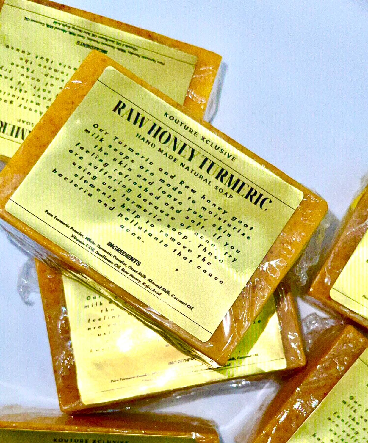 TURMERIC & RAW HONEY SOAP BAR