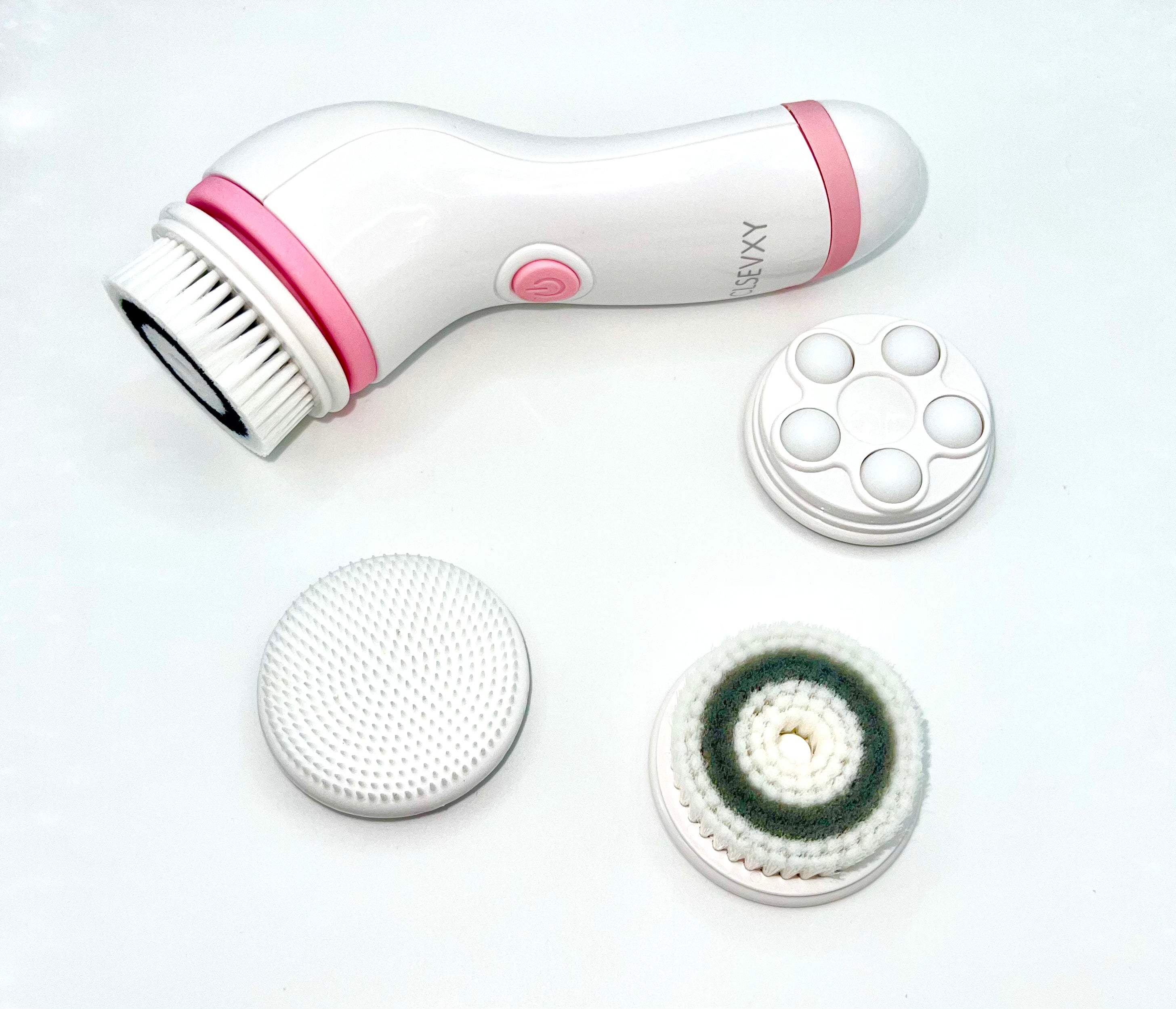 Facial Cleansing Brush Set ( 4 Brush Heads )